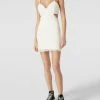 Bardot Minikleid Mit Floralen Lochstickereien Modell 'TILLIE' - Offwhite